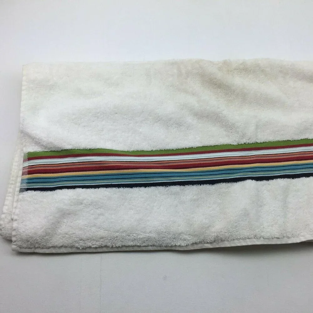 Pottery Barn Puravida Bathroom Cotton Hand Towel Bath Mat Set Pura Vida
